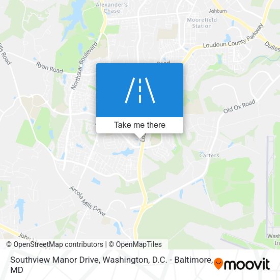 Southview Manor Drive map