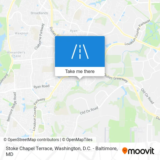 Stoke Chapel Terrace map