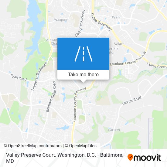 Valley Preserve Court map