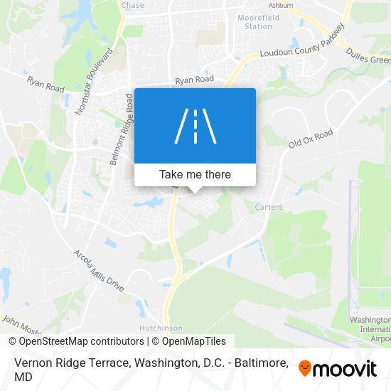 Vernon Ridge Terrace map