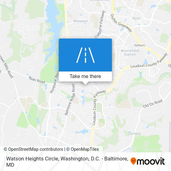 Mapa de Watson Heights Circle