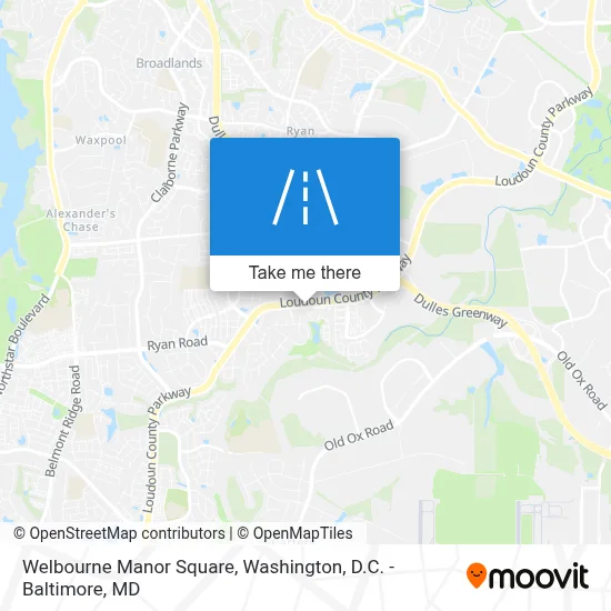 Welbourne Manor Square map