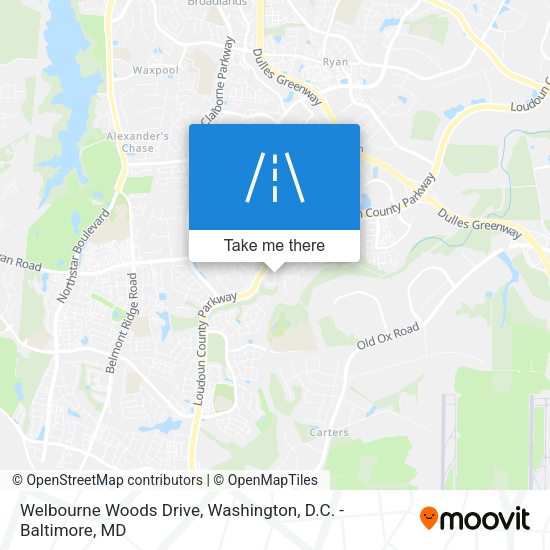 Mapa de Welbourne Woods Drive