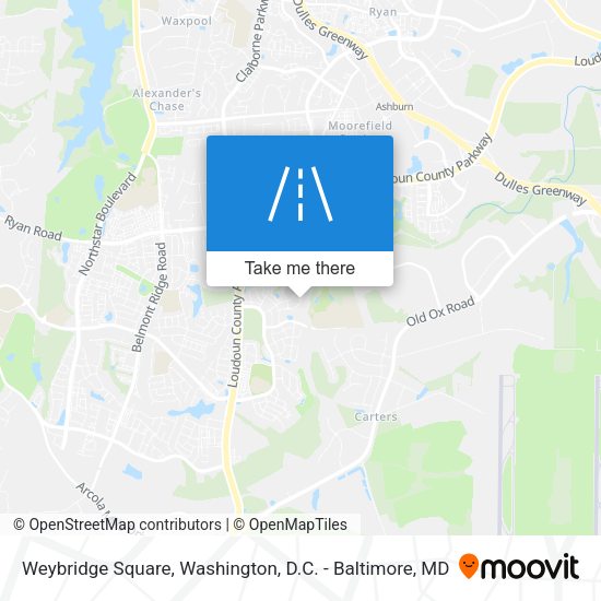 Mapa de Weybridge Square
