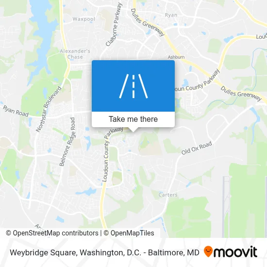Weybridge Square map