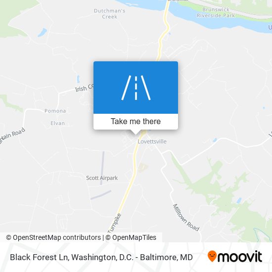 Black Forest Ln map