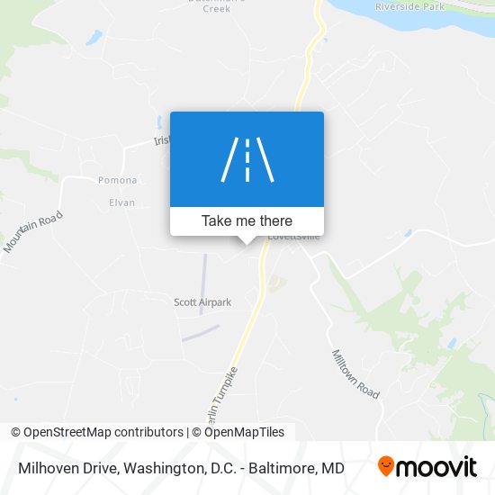Milhoven Drive map