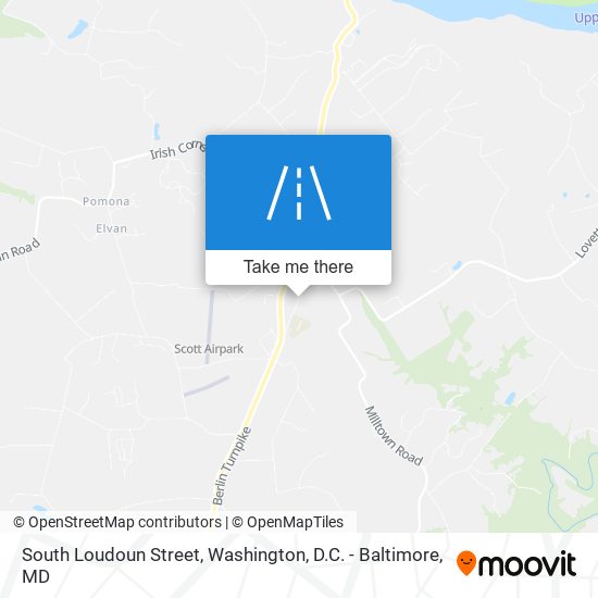 South Loudoun Street map