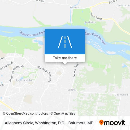 Mapa de Allegheny Circle