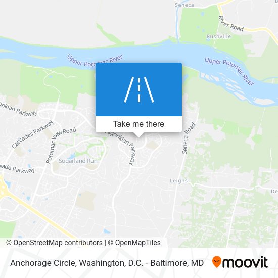 Mapa de Anchorage Circle