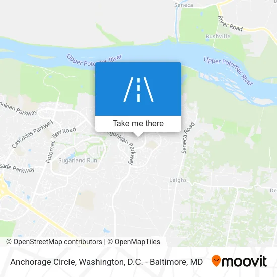 Anchorage Circle map