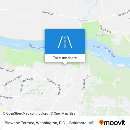 Blawnox Terrace map