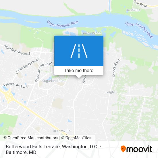Butterwood Falls Terrace map