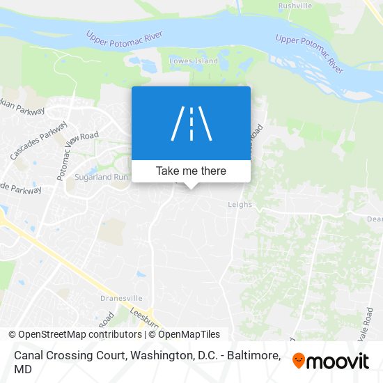 Canal Crossing Court map