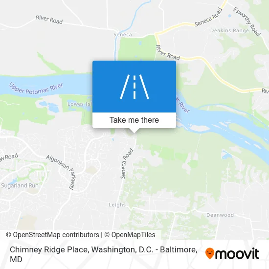 Chimney Ridge Place map
