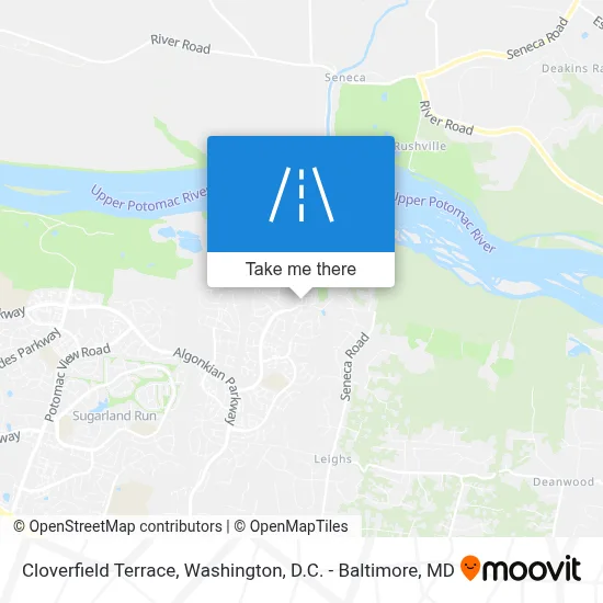 Cloverfield Terrace map