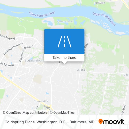 Coldspring Place map