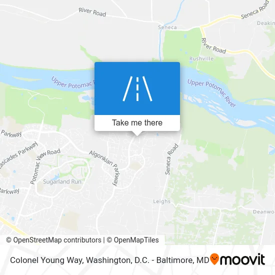 Colonel Young Way map