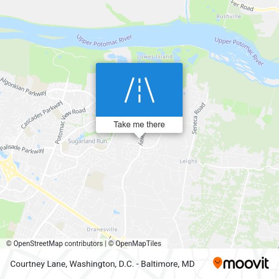 Courtney Lane map