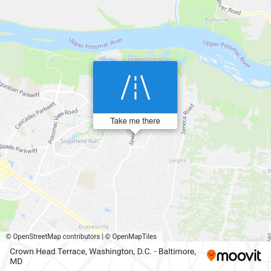 Crown Head Terrace map