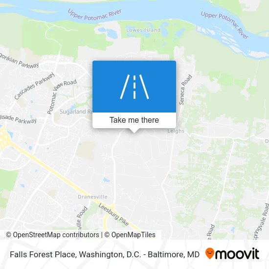 Mapa de Falls Forest Place