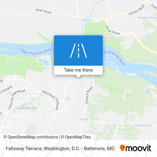 Fallsway Terrace map