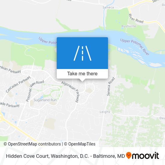 Hidden Cove Court map