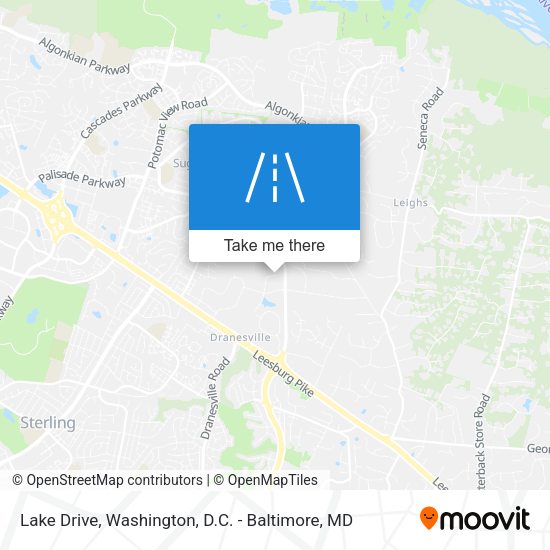 Lake Drive map