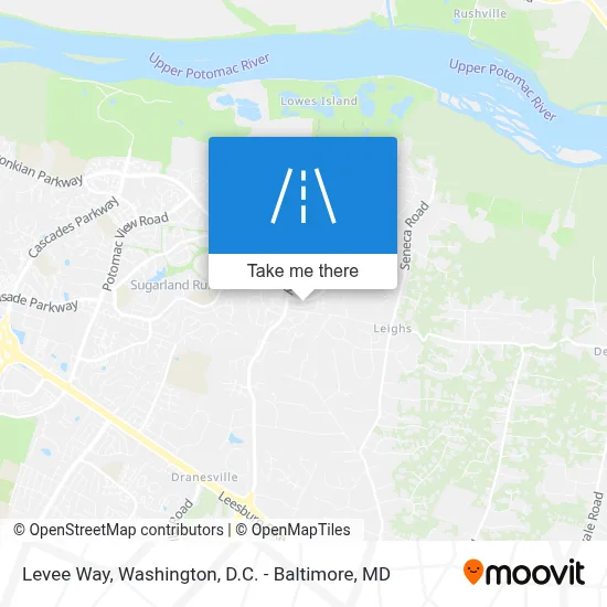Levee Way map