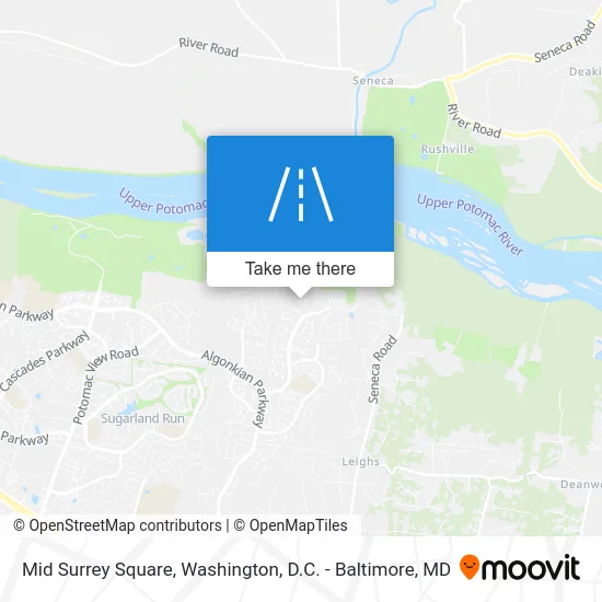 Mid Surrey Square map