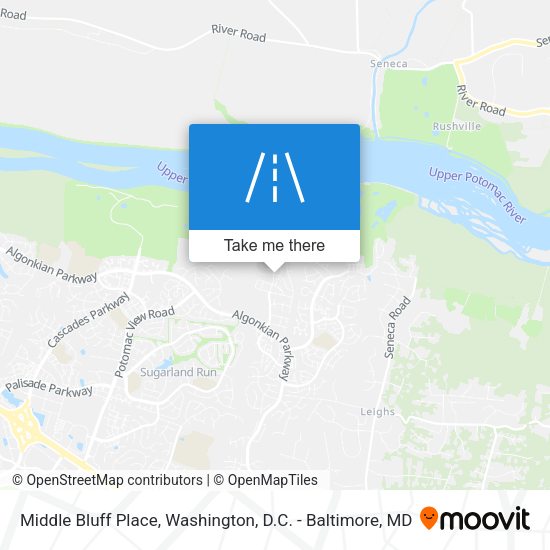 Mapa de Middle Bluff Place