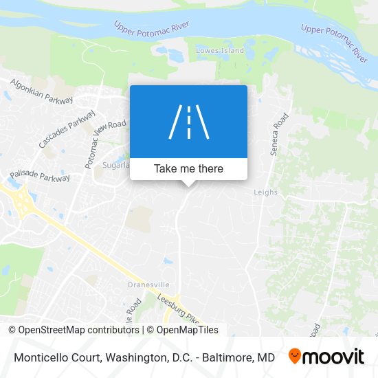 Monticello Court map