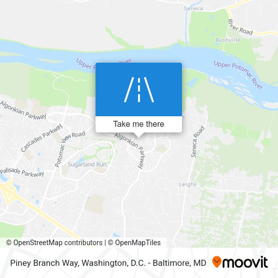 Mapa de Piney Branch Way