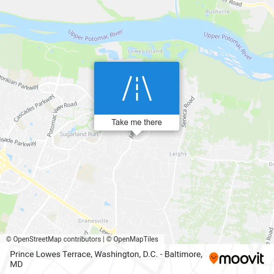 Prince Lowes Terrace map