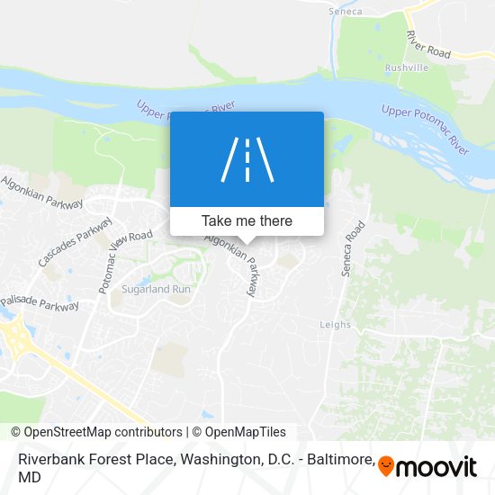 Mapa de Riverbank Forest Place