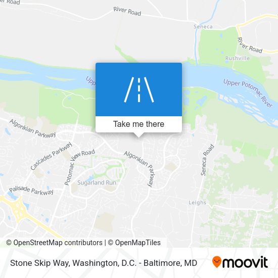 Stone Skip Way map