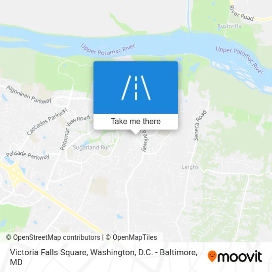 Victoria Falls Square map