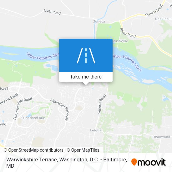 Warwickshire Terrace map