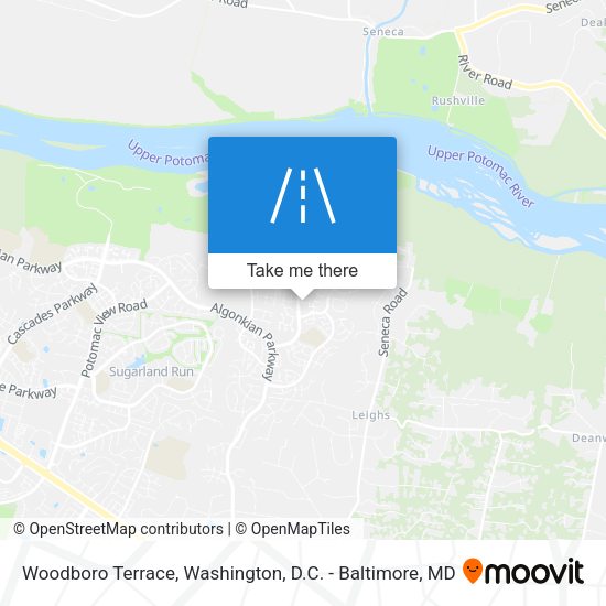 Woodboro Terrace map