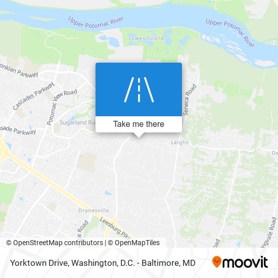 Yorktown Drive map
