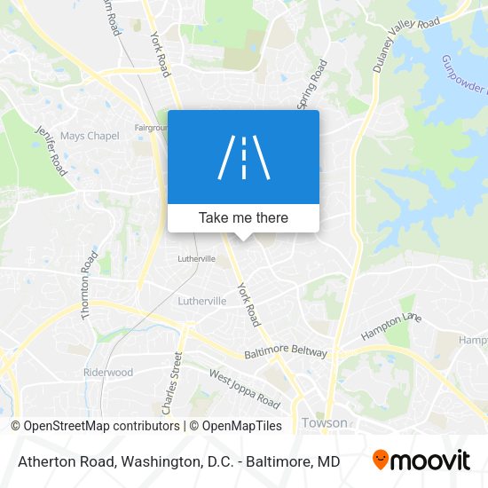 Mapa de Atherton Road
