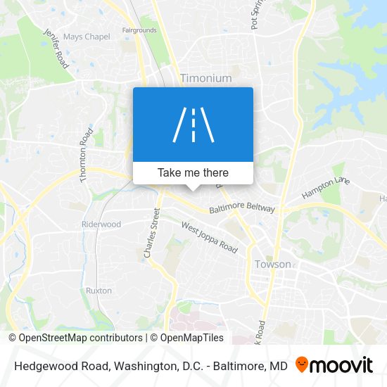 Hedgewood Road map