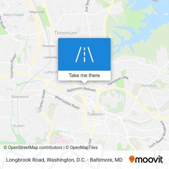 Mapa de Longbrook Road