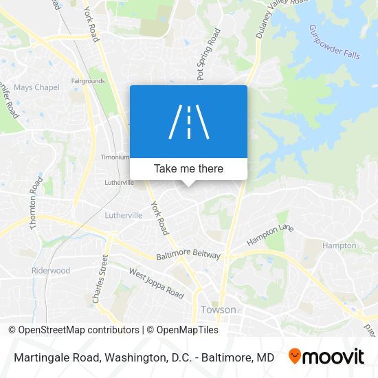 Mapa de Martingale Road