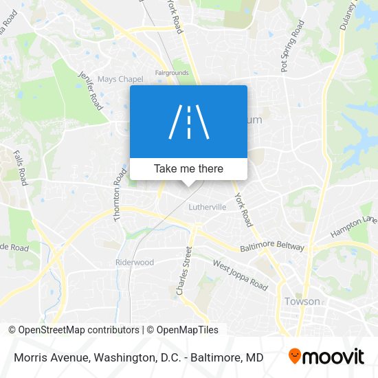 Morris Avenue map