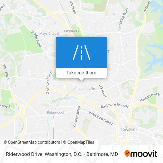 Riderwood Drive map