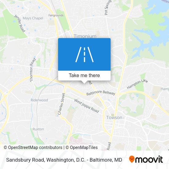 Sandsbury Road map
