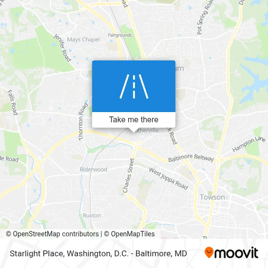 Starlight Place map