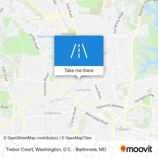 Trebor Court map
