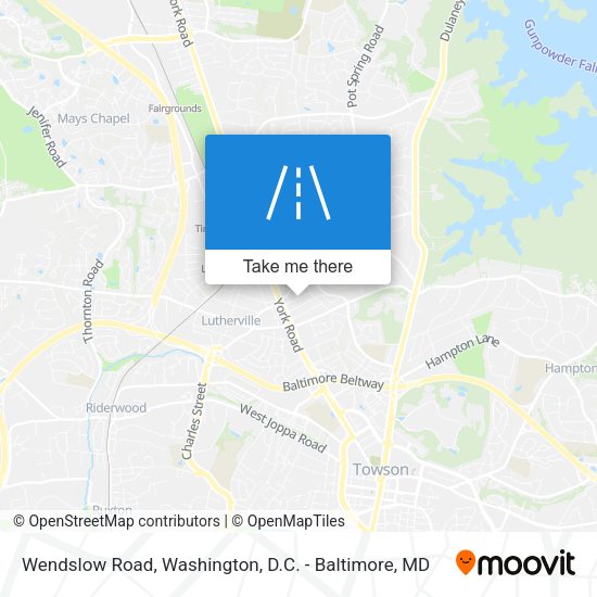 Wendslow Road map